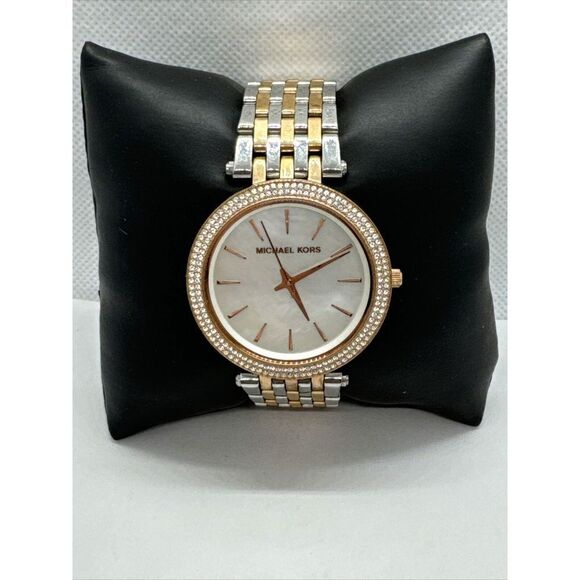 Michael Kors Darci MK3321 Women\'s Two-Tone Analog Dial Quartz Wrist Watch JNA412 main image 7